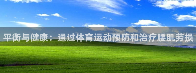 三亿体育网：平衡与健康：通过体育运动预防和治疗腰肌劳损